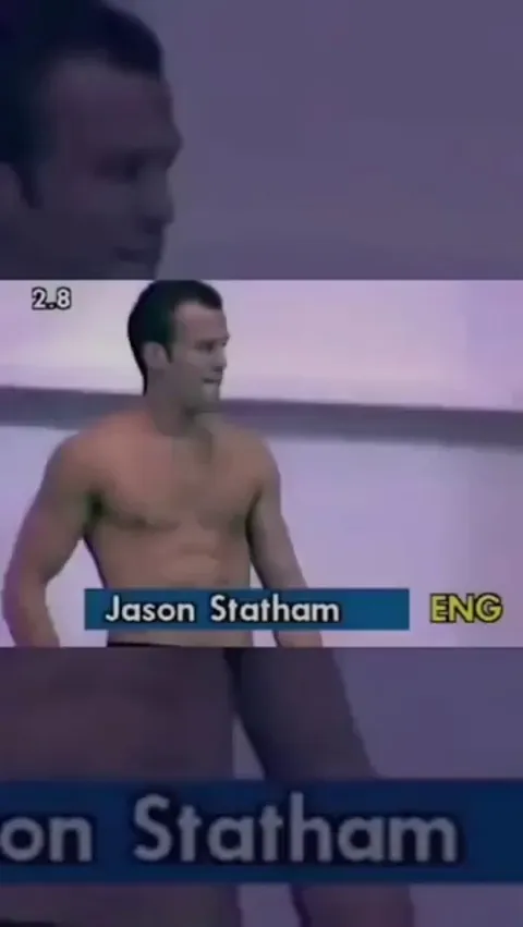 Years before landing his iconic roles in film &amp; music, Jason Statham was a diver for England at the 1990 Commonwealth Games.