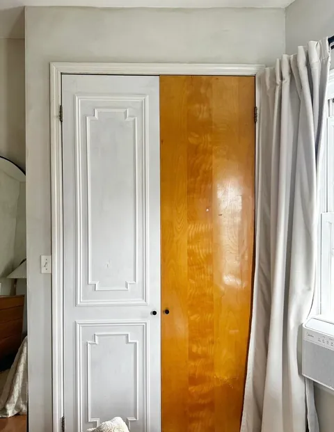 Closet door makeover!