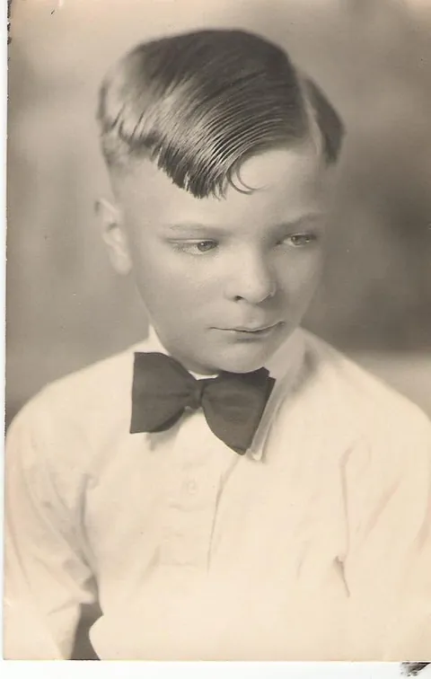 My grandfather through the years.  Aged 8, 21, 26, and late 60s (1927, 1940, 1945, and late '80s)