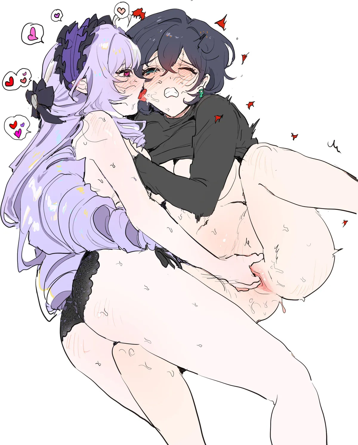 Vivian's fingers are too much for Belle to handle (dal-gi) [Zenless Zone Zero]