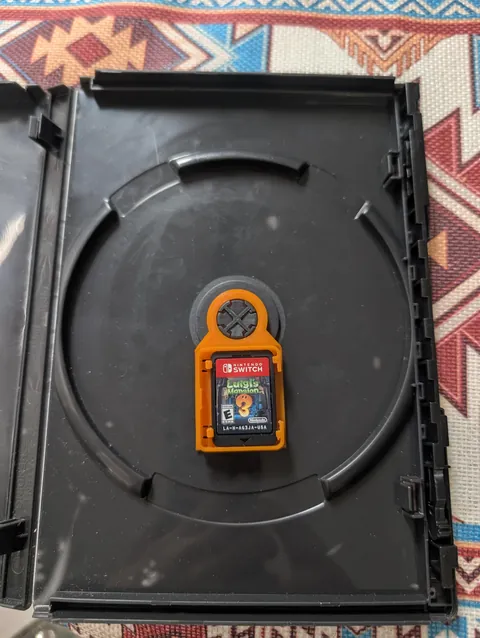 Borrowed Luigi's Mansion 3 from my local library...