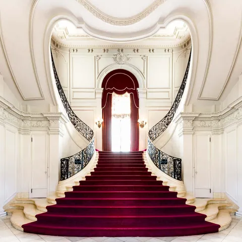 Heart Staircase - Rosecliff Mansion - Newport, Rhode Island