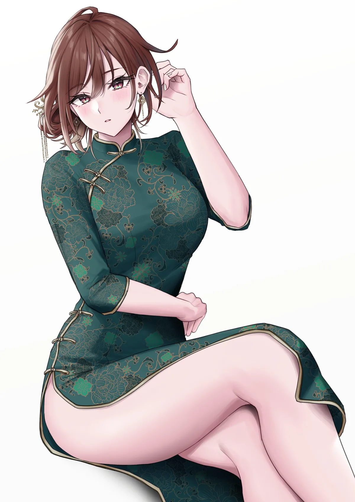 Thighs in China Dress