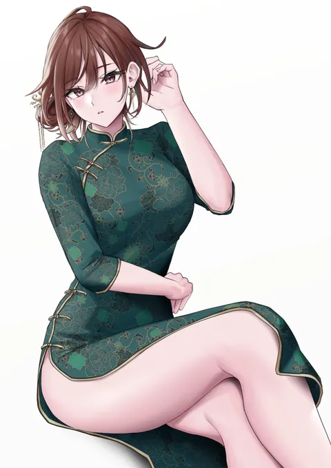 Thighs in China Dress