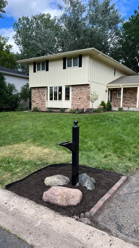 My first ever DIY mailbox/bed refresh -  great learning experience [Minnesota, USA]