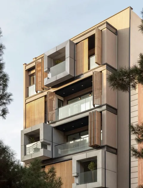 Interesting examples of mid-rise apartments in Iran