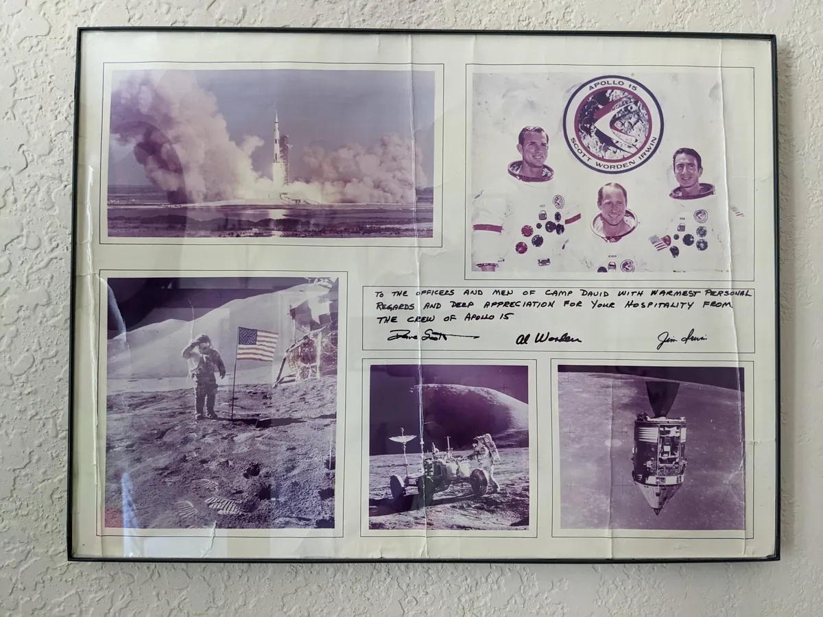 My grandfather gave me his signed thank you note from the Apollo 15 astronauts. Has anyone seen something like this before?