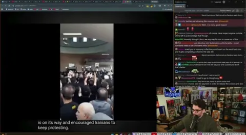 Hasan says America is far worse than the Iranian government despite estimates of over 12,000 anti-government protesters killed by the regime in recent uprising