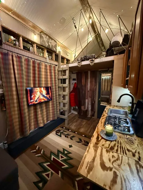 My buddy’s tiny home in the White Mountains of New Hampshire