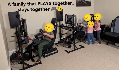 My family's MARIO KART 8 Arcade Racing Corner