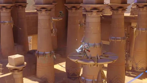 Very intense Mercy gameplay seen in a competitive match
