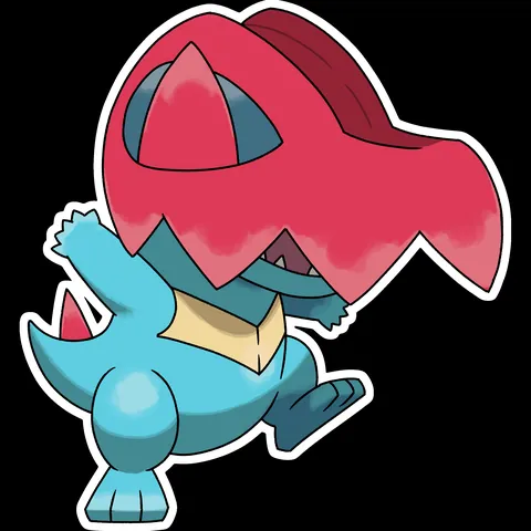 (OC) Mega Chikorita, Tepig and Totodile designs I made!