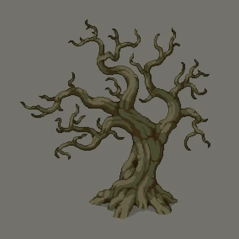 Made a creepy tree