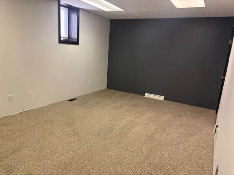 Before and after of my massage treatment room!