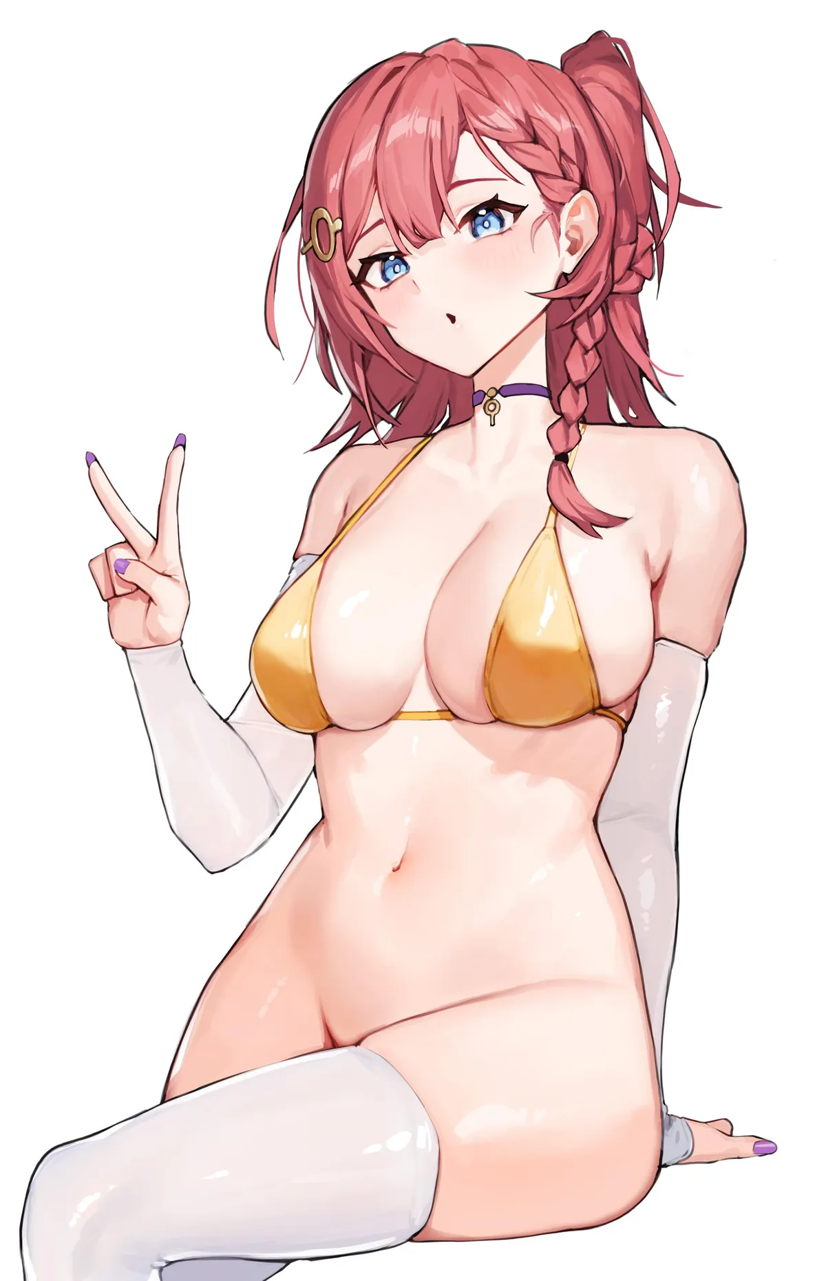 Golden Bikini Top Asta