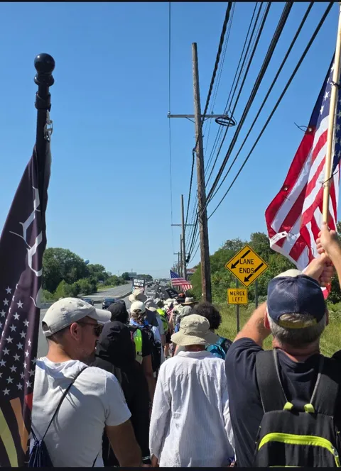 OC: A march from Philly to DC is happening right now - We Are America March