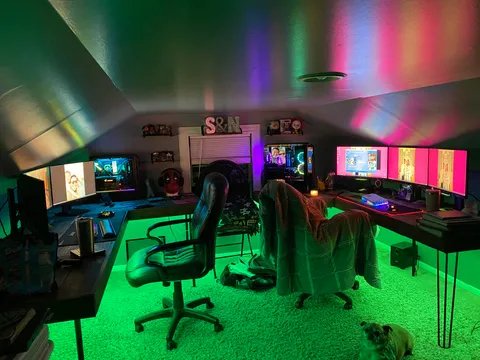 His and Her battle station