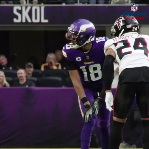 [Highlight] Vikings WR Justin Jefferson is so used to being double or triple teamed he was SHOCKED when he was left wide open for a touchdown.