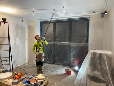 Gutted and converted my old stockroom into a cozy lounge