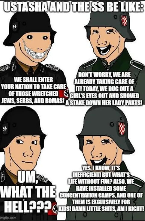 This is the second fucking time an Axis ally managed to make Germany say "Wtf is wrong with you?"