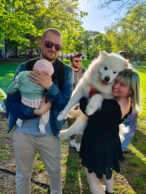 I went to Alori's dog birthday - delivered!