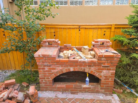 I built a BBQ this summer