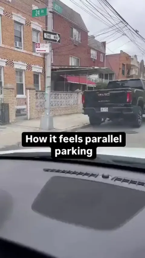 Parallel parking.