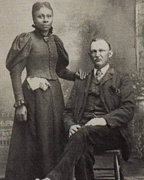 Charles Meehan, a white Irishman and a Hester Meehan, who was born in Canada. A family historian said: ‘For Charles, it was just a natural thing to marry this woman who racially wasn’t the same as him but in every other way was the love of his life’.