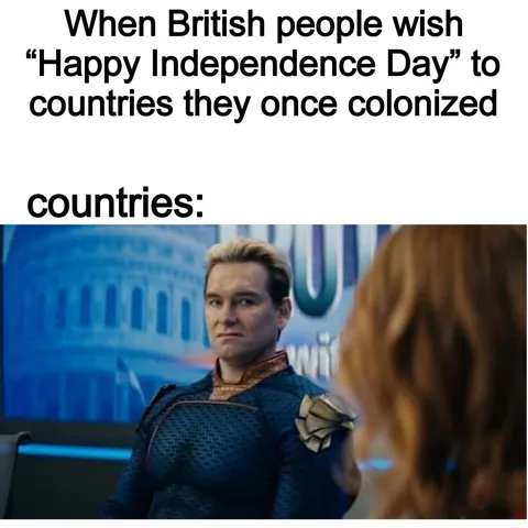 Happy independence day.