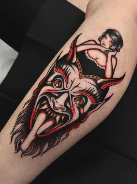 Happy Yule! Here’s a Krampus I did last week