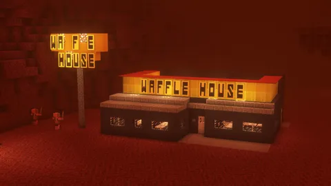 Actual Nether Waffle House