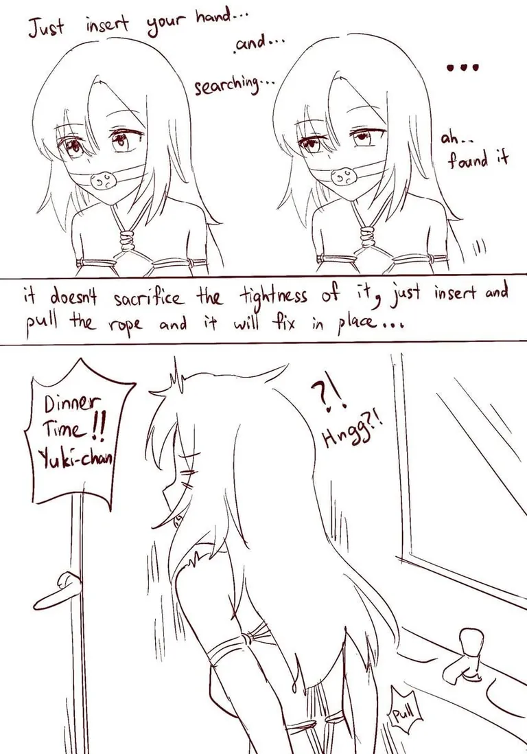 Yuki selfbondage gone wrong