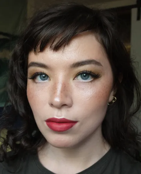 subtle retro makeup for my new bangs!!!
