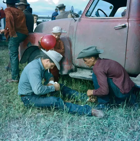 Swan river, Manitoba, Canada. 1956