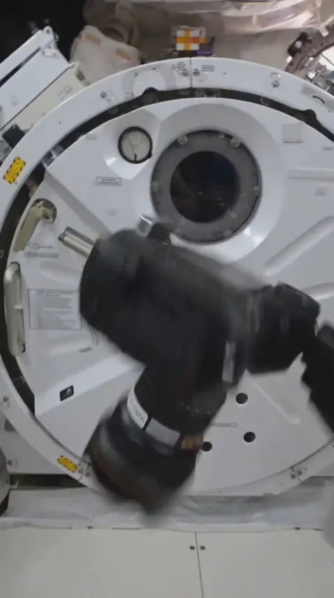 Dzhanibekov effect (where a rotating body will flip it's axis by 180°)