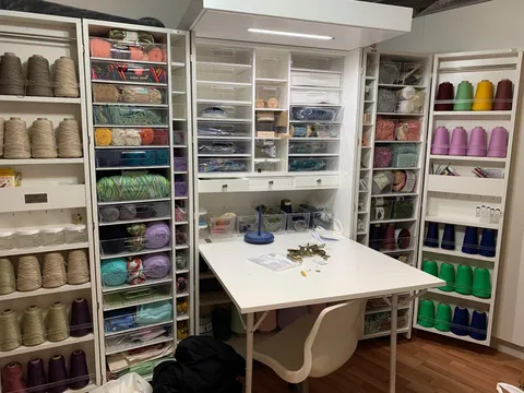 My dad built this sewing room for my stepmom, I think it should be here