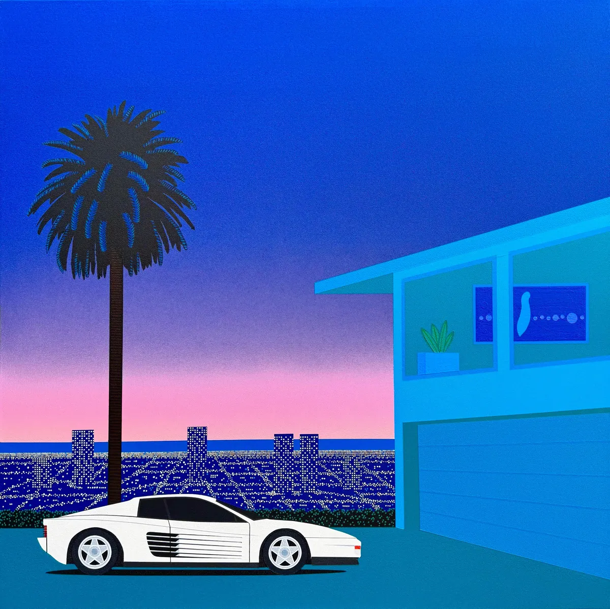 [OC] I can't afford a $30,000 original Hiroshi Nagai painting. I had to make one myself.