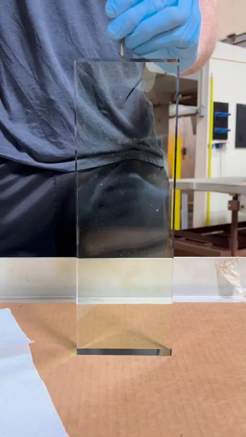 Creation of a Lichtenberg figure in irradiated acrylic