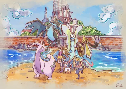 Me with my teams from X to Scarlet