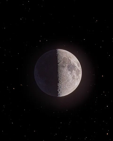 Last night moon in HDR