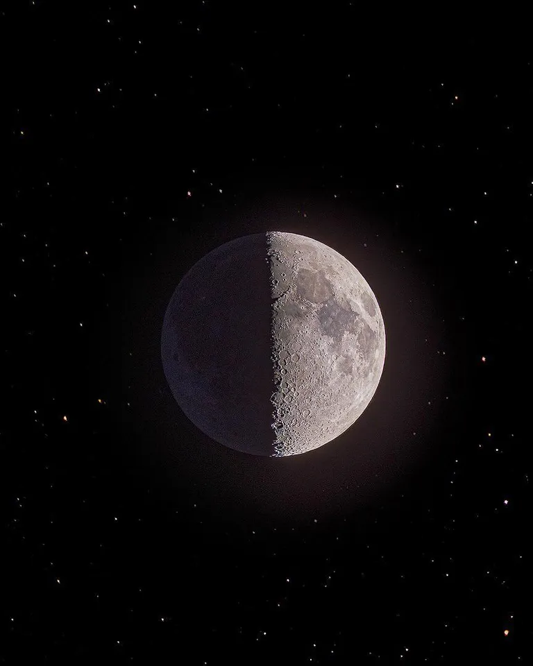 Last night moon in HDR