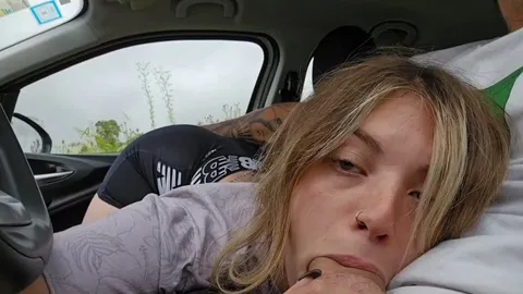 It was a rainy day, so I left my bike at work because a coworker offered me a ride. His house was on the other side of town, so I didn't know how to repay the favor. Slowly I put my head on his pants and without saying anything, his cock began to poke out and enter my mouth until touching my throat.