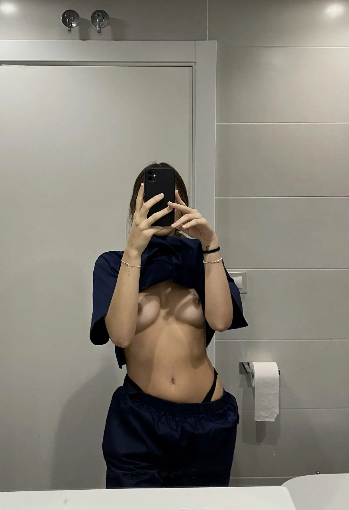 Do you get excited watching my nurse tiddies or should i get completely naked