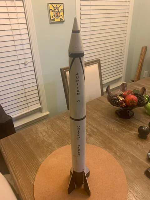 1950’s Jupiter C rocket mock up