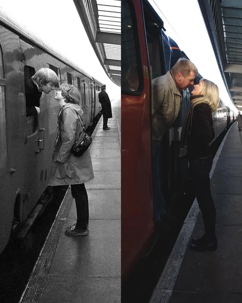 Photographer tracked down people he captured 40 years ago to recriate their photos