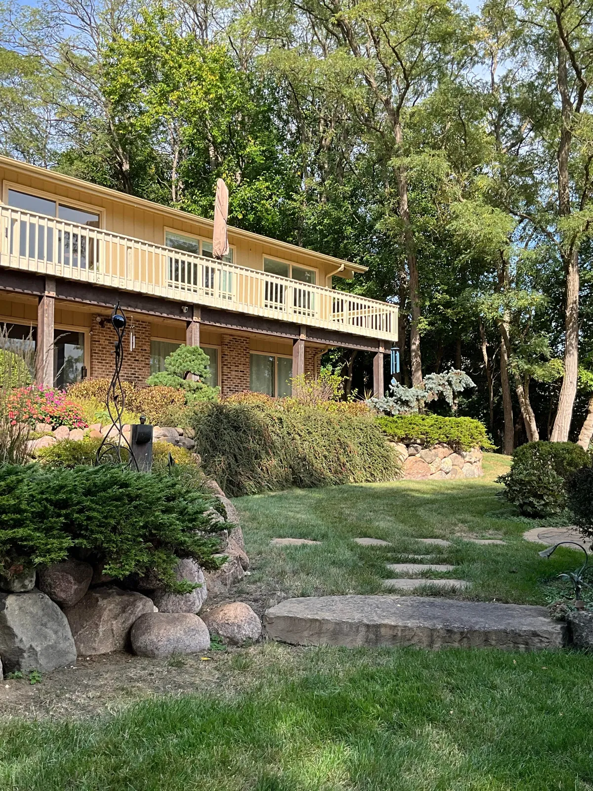 15 years ago, we purchased an abandoned property. This is our garden now (look at the before).