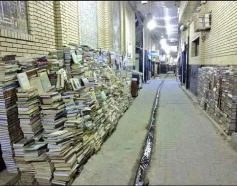 In Iraq, in the book market, books remain in the street at night because Iraqis say that the reader does not steal and the thief does not read