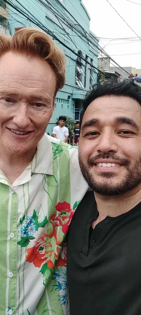 Conan and I finally met, He and his team are awesome people