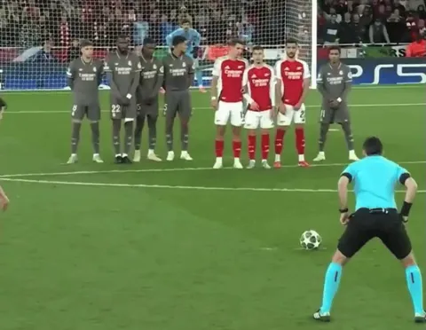 Rice's Stunning Free Kick