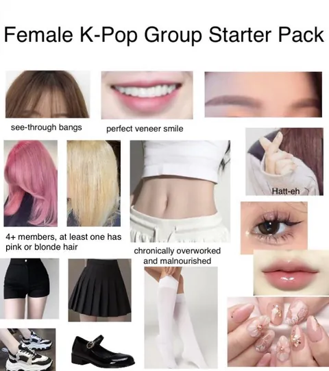 Female K-Pop Group Starter Pack 